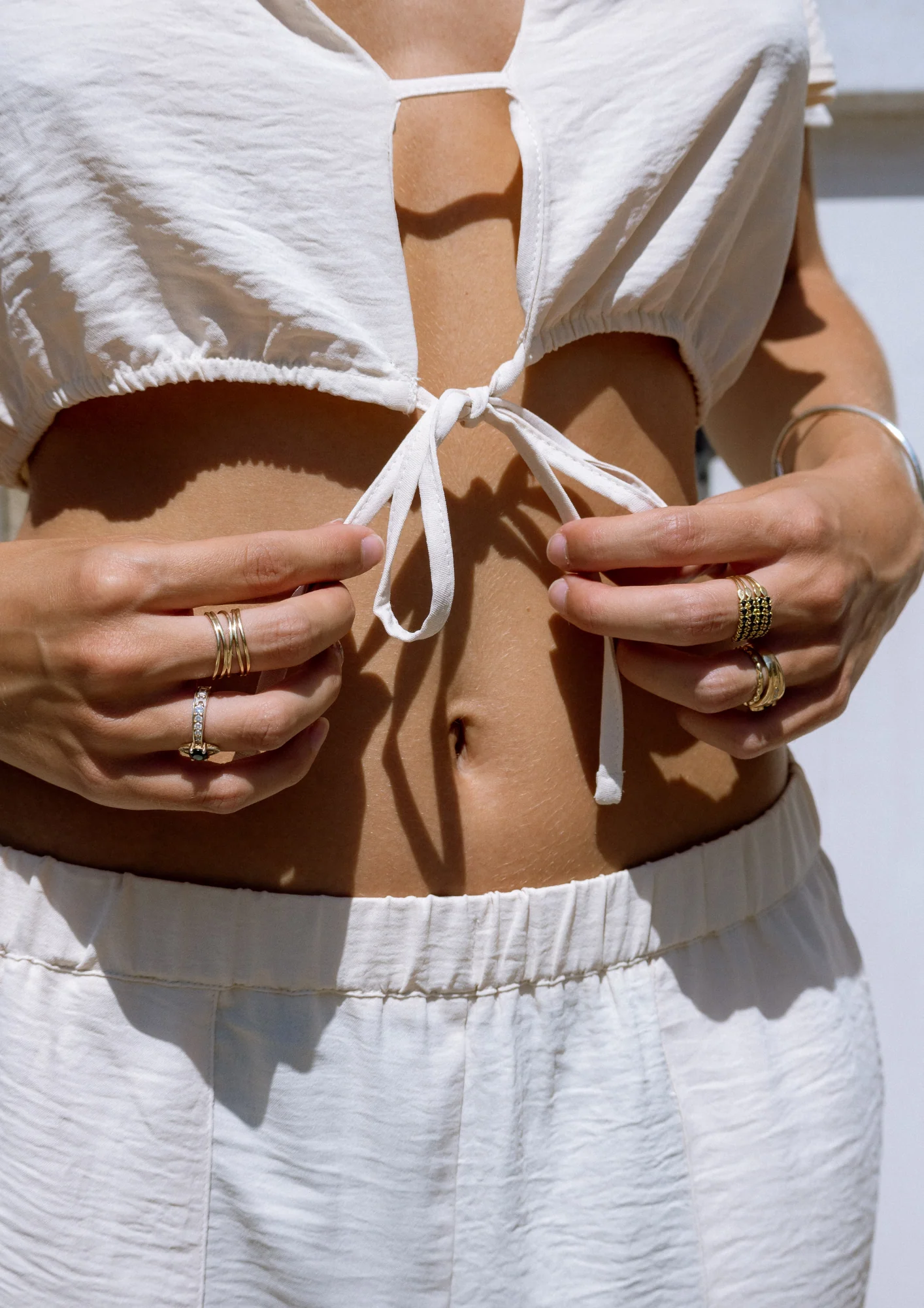 Crop top CIOTAT | Ivoire - Image 3